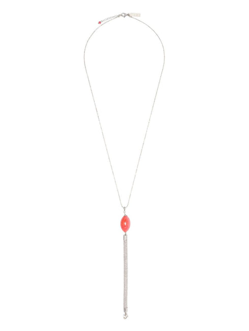beaded pendant necklace